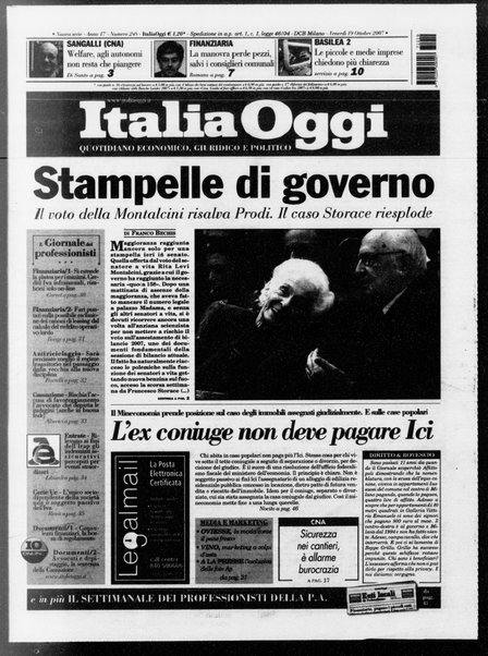 Italia oggi : quotidiano di economia finanza e politica